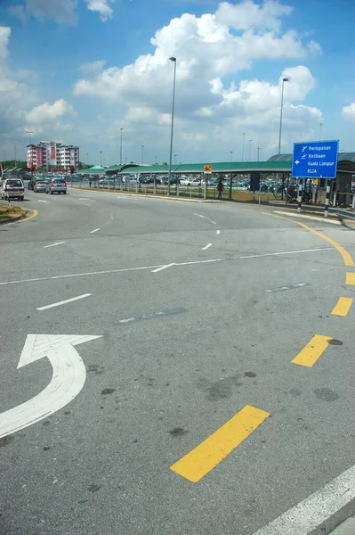 Kuala Lumpur Terminal Transporte Bajo Coste Viajar Través Del Concepto — Foto de Stock