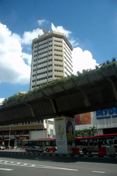 Trânsito Rodoviário Kuala Lumpur Viajando Através Conceito Ásia — Fotografia de Stock