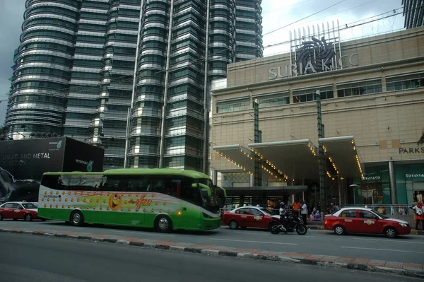 Kuala Lumpur Wegverkeer Reizen Door Azië Concept — Stockfoto