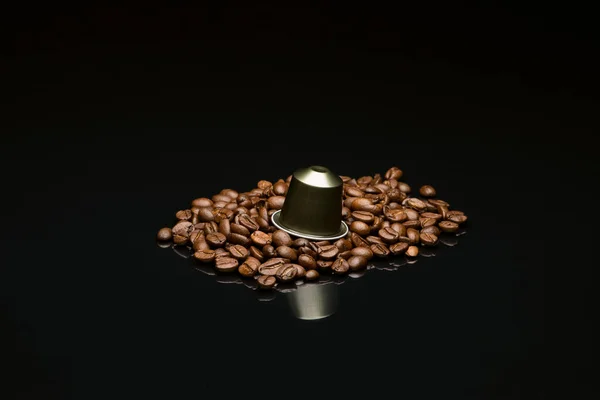 Bean Coffee Cup Capsule — Stock Photo, Image