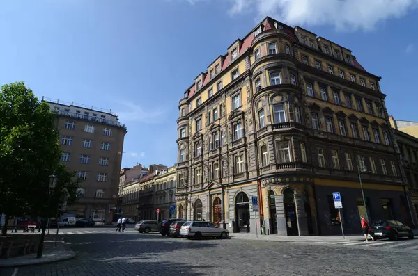Prag Şehrinin Eski Manzarası — Stok fotoğraf