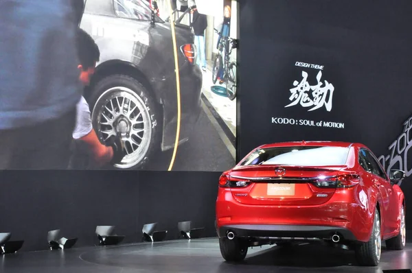 Mazda Sedan Motor Show — Stock Photo, Image
