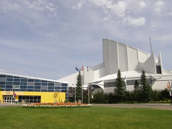 Edmonton Telus World Science Odyssium Kanadzie — Zdjęcie stockowe