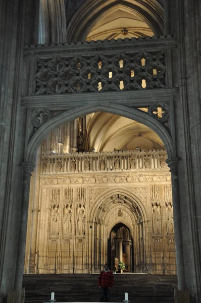 Kristi Katedral Och Metropolitiska Kyrka Canterbury — Stockfoto
