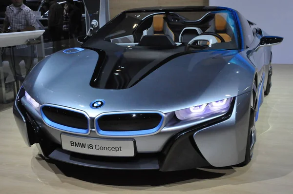 BMW i8 Concept Car on the motor show