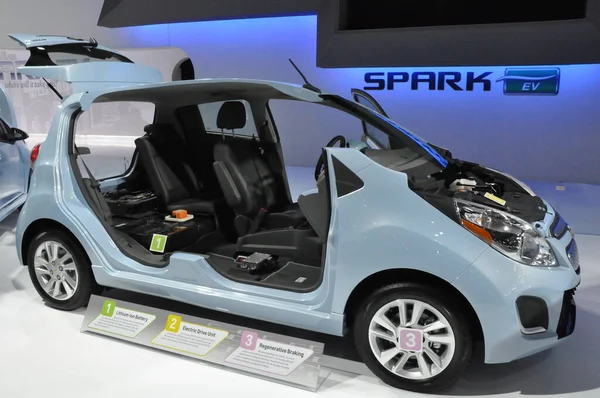 Chevy Spark Coche Concepto Espectáculo Automático —  Fotos de Stock