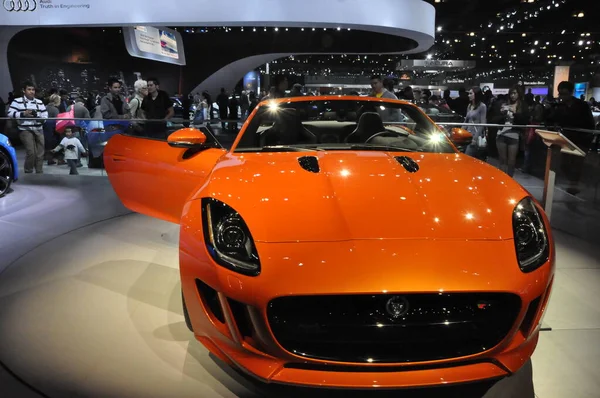 Jaguar Type Carro Auto Show Conceito — Fotografia de Stock
