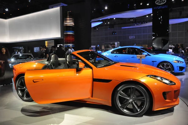 Voiture Jaguar Type Concept Salon Auto — Photo