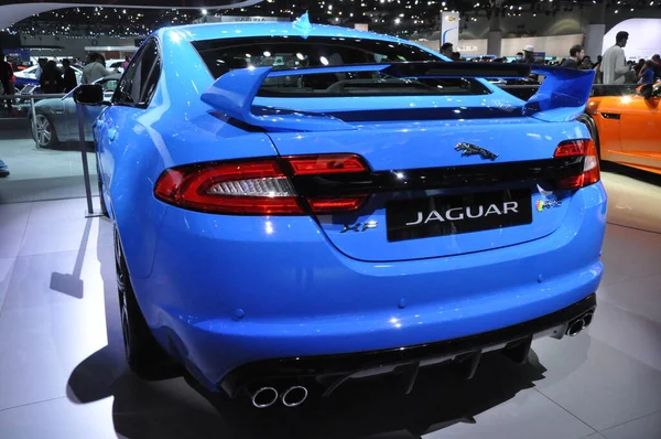 Jaguar Αυτοκίνητο Αυτόματη Επίδειξη Έννοια — Φωτογραφία Αρχείου
