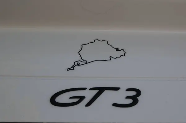 Porsche Gt3 Nurburgring Kolorowe Zdjęcie — Zdjęcie stockowe