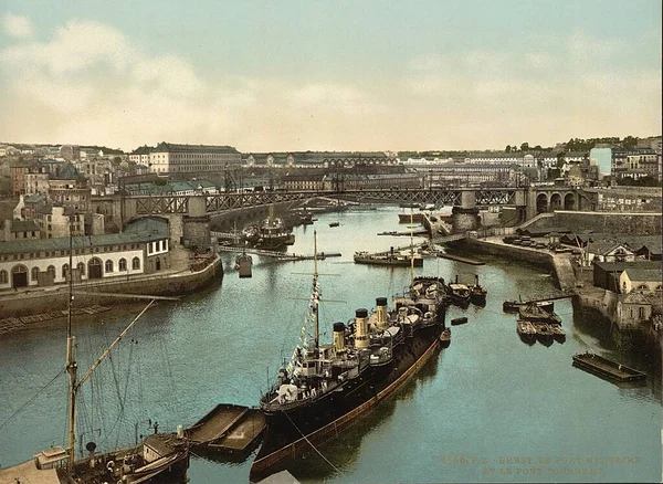 Brest França Ilustração Imagem — Fotografia de Stock
