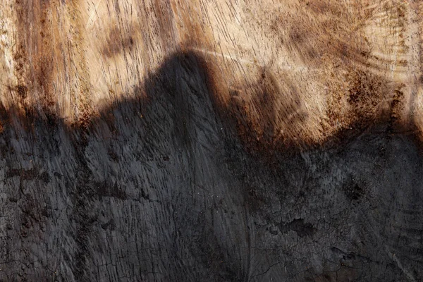 Surface Charcoal Burnt Wooden Surface — Stock Photo, Image