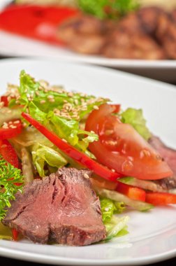 Taze salata. sağlıklı gıda konsepti 