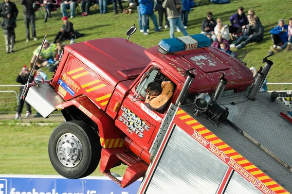 Stunt Driving Drag Racing Event — Stock Photo, Image