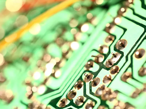 Detail View Circuit Board — Stock Photo, Image