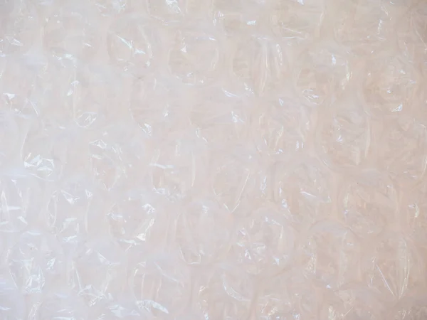 Close View Plastic Bubblewrap Background — Stock Photo, Image