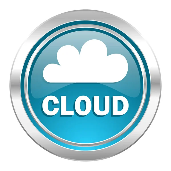 Cloud Ikon Web Simpel Illustration - Stock-foto