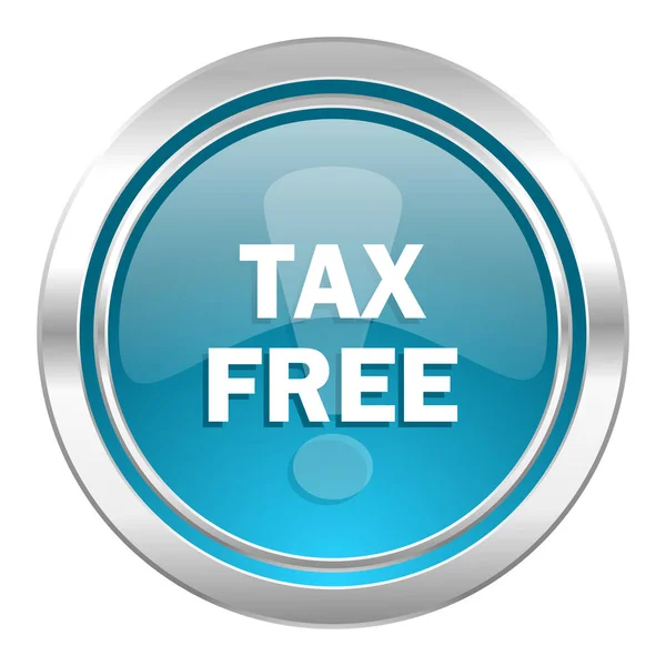 Libre Impuestos Icono Web Ilustración Simple — Foto de Stock