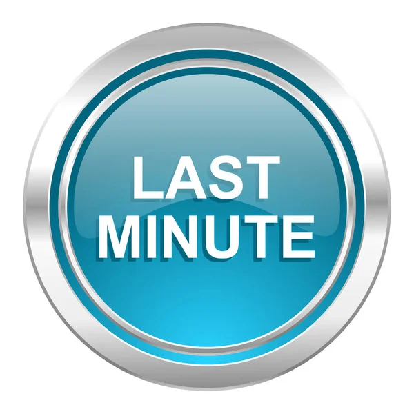 Last Minute Icon Web Simple Illustration — Stock Photo, Image