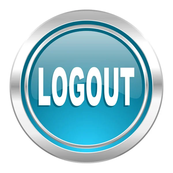 Logout Icon Web Simple Illustration — Stock Photo, Image