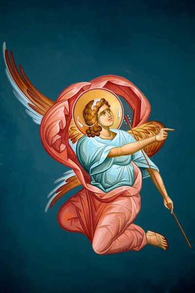 Frescos Bizantinos Ilustración Colorida — Foto de Stock