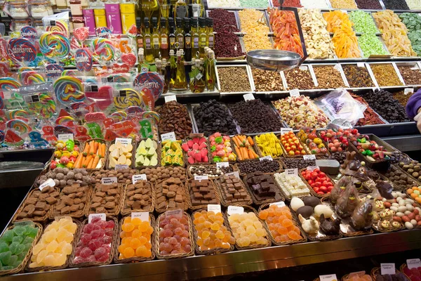 Boqueria Market Barcelona Spain — Stock Photo, Image