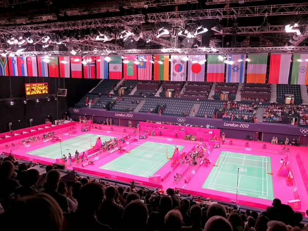 Olympic Badminton Στο Λονδίνο Ηνωμένο Βασίλειο — Φωτογραφία Αρχείου