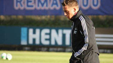 Nicki Bille Nielsen, sahadaki futbolcu.