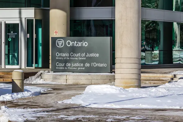 Ontario Court Justice Windsor Ontario — Stock fotografie