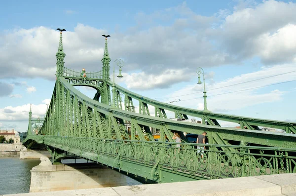 Szabadsg Hid Liberty Bridge Budapest Hungary — Stock Photo, Image