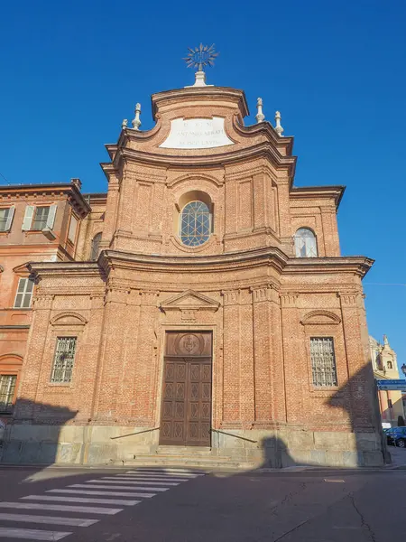 Εκκλησία Του Sant Antonio Σημαίνει Anthony Chieri — Φωτογραφία Αρχείου