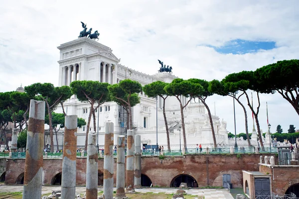 Rom Monumento Nazionale Vittorio Emanuele — Stockfoto
