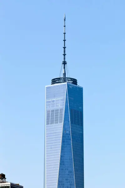 New York Usa Freedom Tower Antenna — Stock Photo, Image