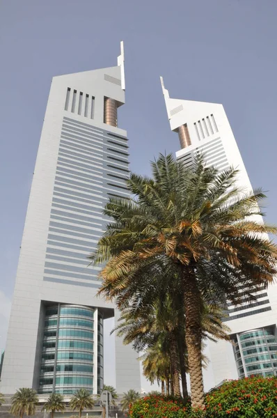 Torres Emirates Dubai Emirados Árabes Unidos Emirados Árabes Unidos — Fotografia de Stock