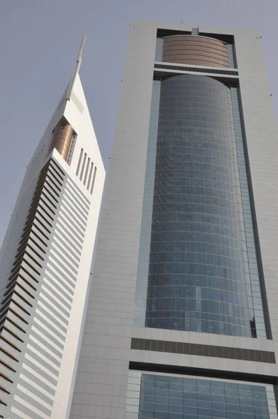 Torres Emirates Dubai Emirados Árabes Unidos Emirados Árabes Unidos — Fotografia de Stock