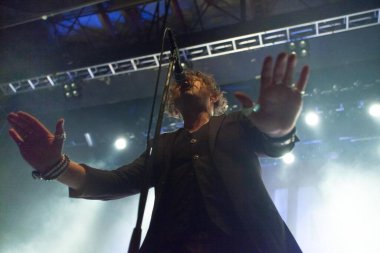 Amerikalı rock grubu Rival Sons 'ın performansı Oslo, Norveç