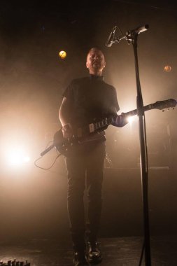 Norveçli hard rock grubu Skambankt performansı, Oslo, Norveç