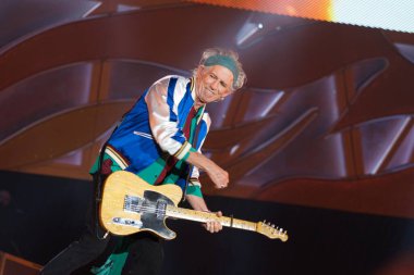 İngiliz rock grubu The Rolling Stones performansı