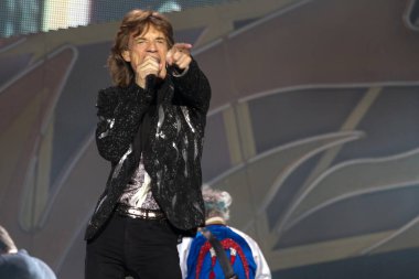 İngiliz rock grubu The Rolling Stones performansı