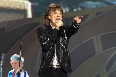 İngiliz rock grubu The Rolling Stones performansı