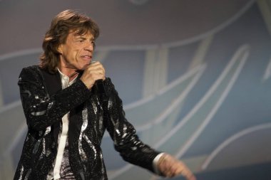 İngiliz rock grubu The Rolling Stones performansı