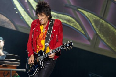 İngiliz rock grubu The Rolling Stones performansı