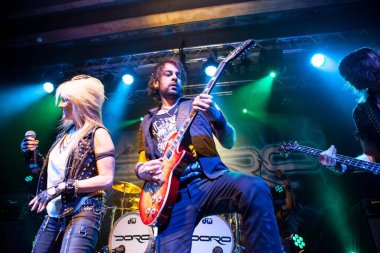 Alman heavy metal şarkıcısı Doro performans, Oslo, Norveç
