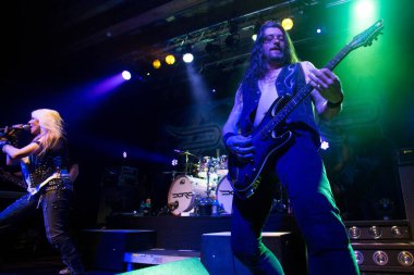 Alman heavy metal şarkıcısı Doro performans, Oslo, Norveç