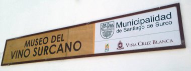 Museo del vino surcano in Lima clipart