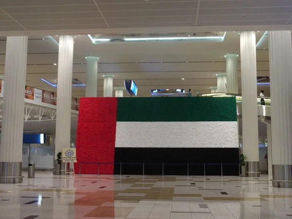 Nouveau Terminal Emirates Aéroport International Dubaï Aux Eau — Photo