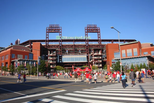 Citizens Bank Park Filis Filadelfia Concepto Juego Béisbol — Foto de Stock