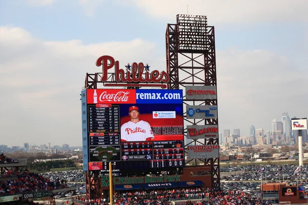 Citizens Bank Park Philadelphia Phillies Koncept Baseballové Hry — Stock fotografie