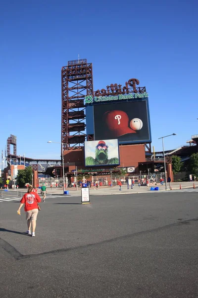 市民銀行公園 フィラデルフィア フィリーズ 野球ゲームのコンセプト — ストック写真