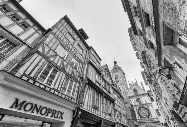 Rouen Francia Junio 2014 Archiitectura Medieval Ciudad —  Fotos de Stock